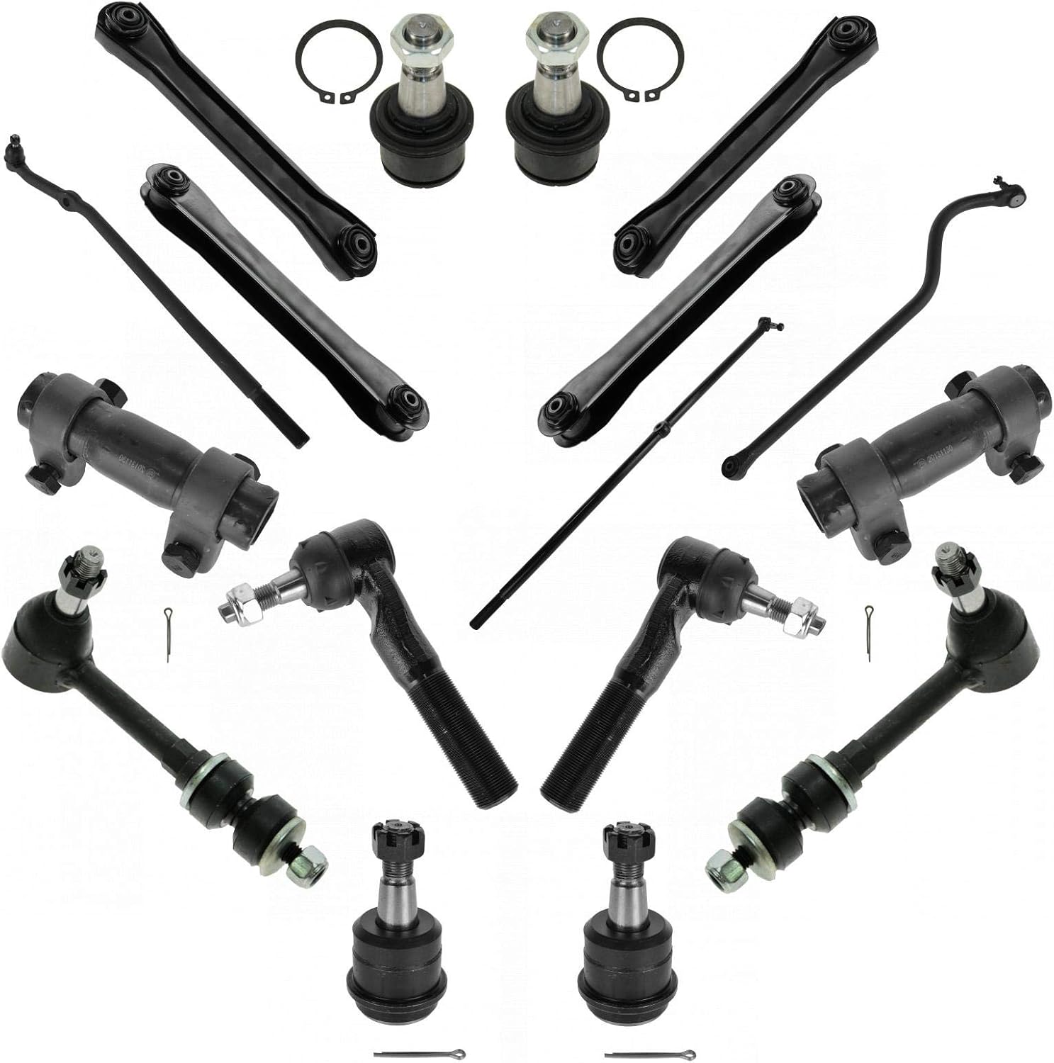 TRQ Front Steering & Suspension Kit for Dodge Ram 2500 3500
