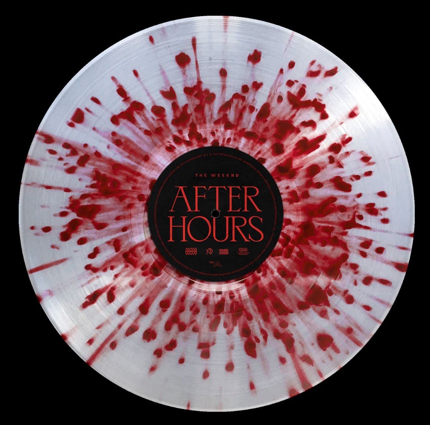 After Hours Clear/Red Splatter Vinyl with Explicit Lyrics Review
