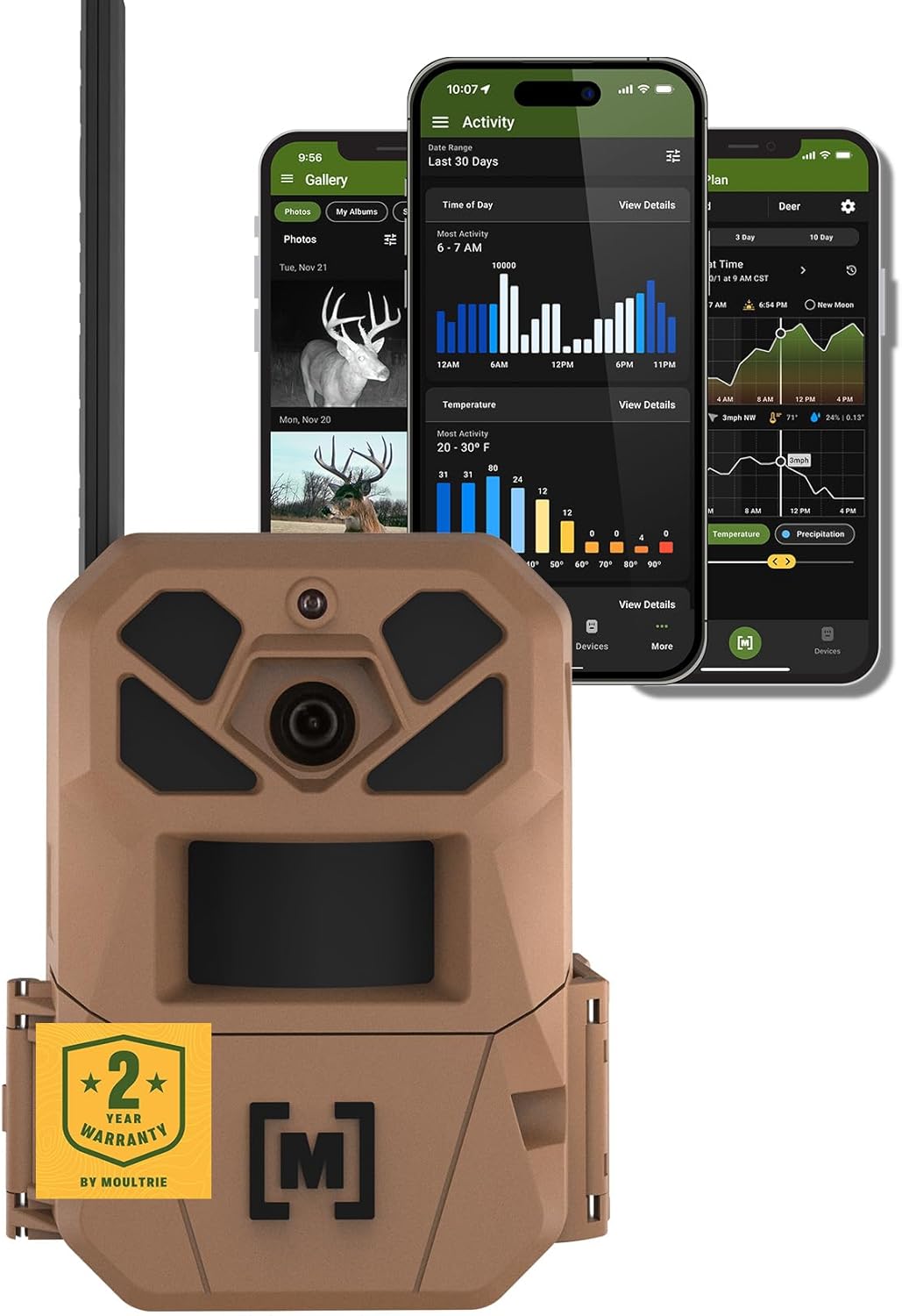 Moultrie Edge 3 Cellular Trail Camera with 40MP HD Capture
