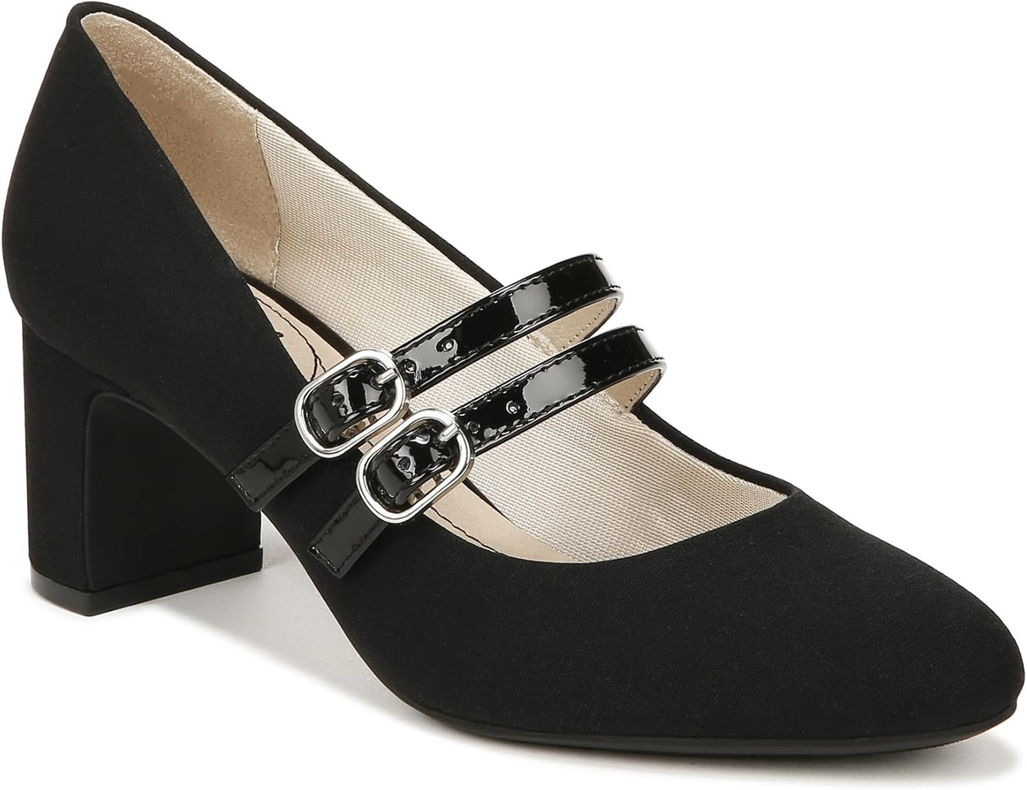 LifeStride Womens True Comfortable Mary Jane Pumps for All-Day Wear