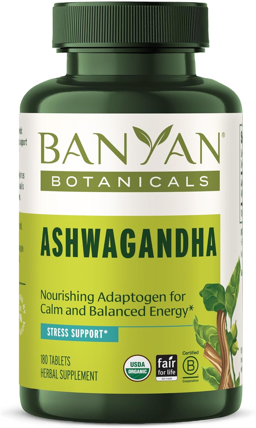Organic Ashwagandha Tablets for Natural Energy and Stress Support