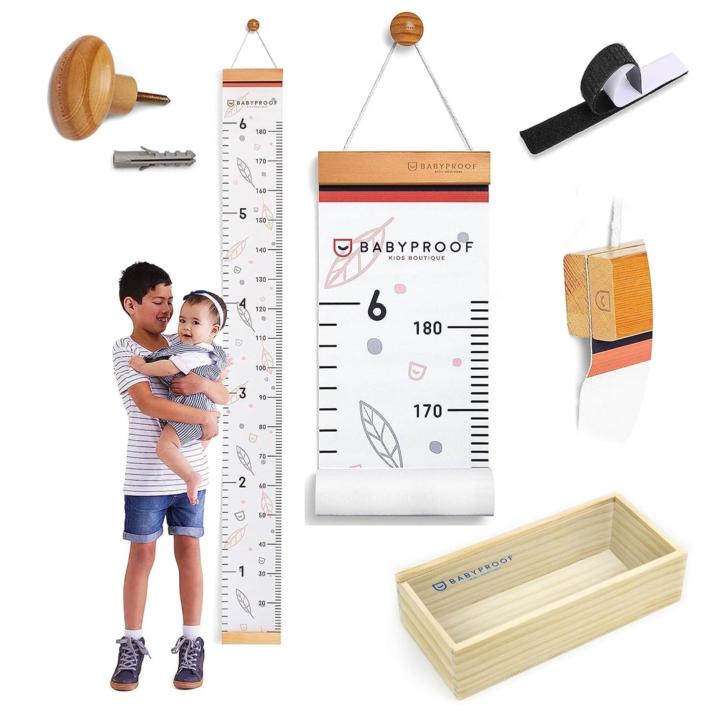 Growth Chart for Kids - Meaningful Memories with Keepsake Box