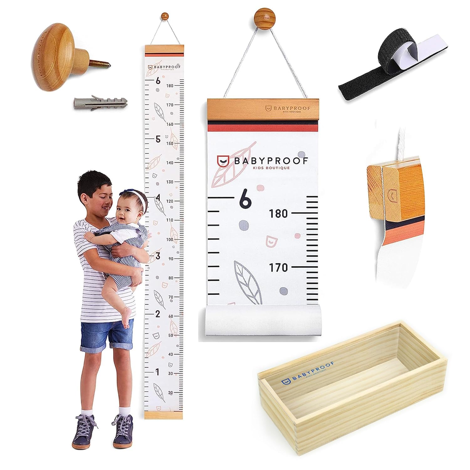 Growth Chart for Kids - Meaningful Memories with Keepsake Box