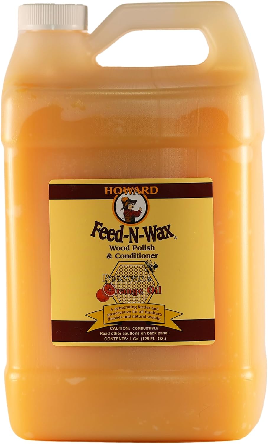 Howard Products Beeswax Wood Polish & Conditioner for Furniture
