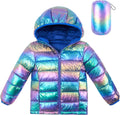 Lovekider Hooded Puffer Jacket for Girls 4-12T - Shiny Packable Warm