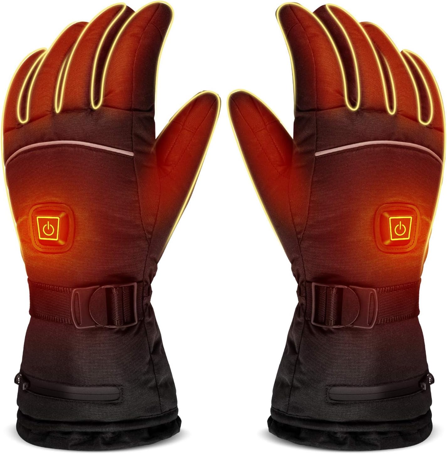 LUWATT Electric Heated Gloves: 8H Heat, 3 Settings