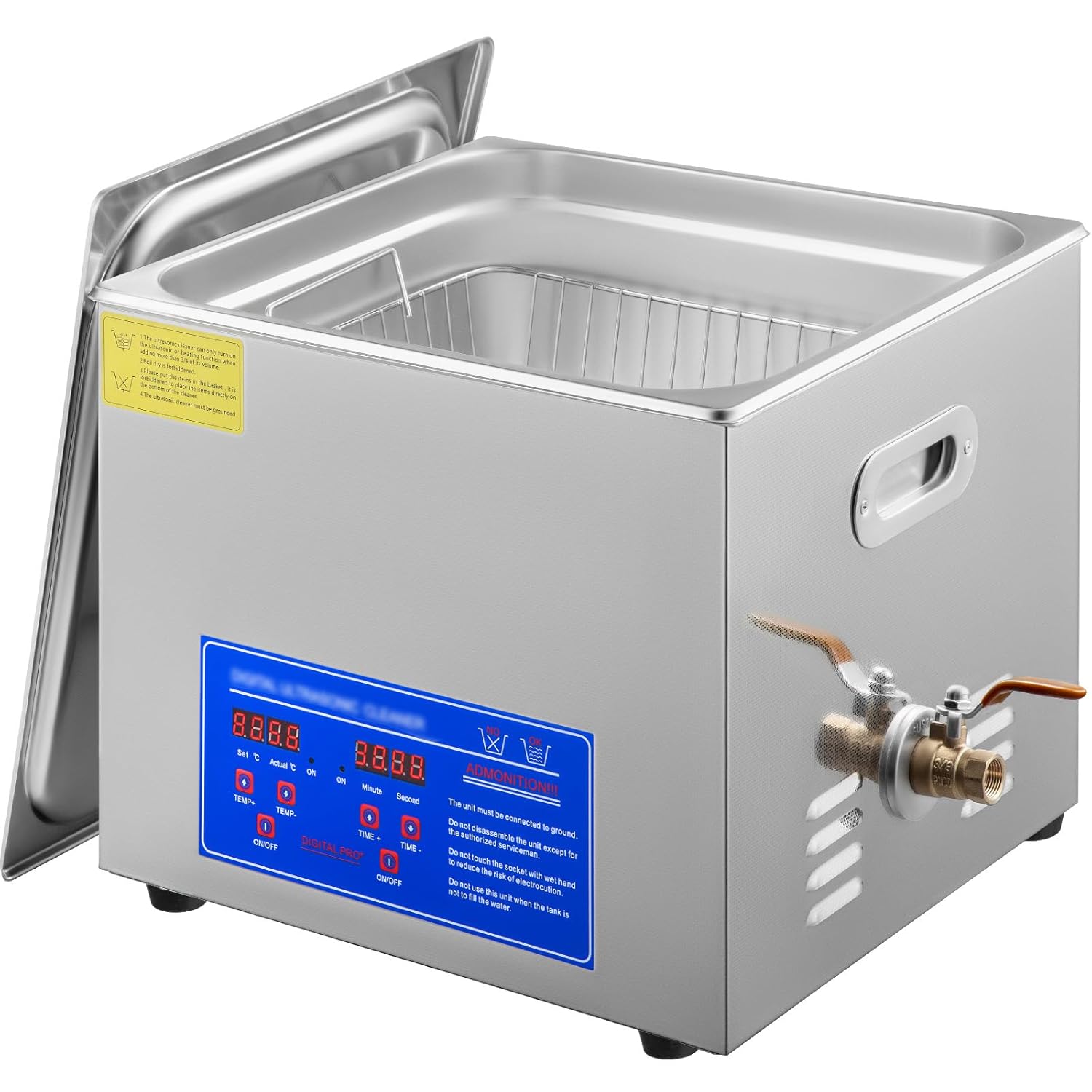 15L Sonic Cleaner with Digital Timer & Heater for Deep Cleaning