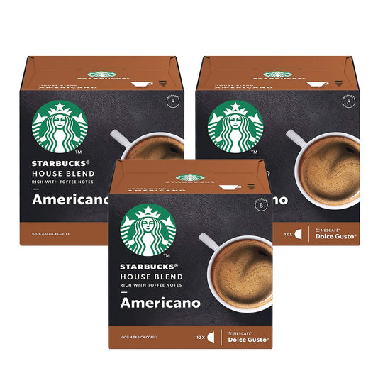 Starbucks House Blend Americano x 3 Boxes - 36 Capsules