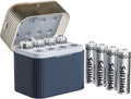 PHILIPS Rechargeable Lithium AA Batteries with Fast Charger - Long