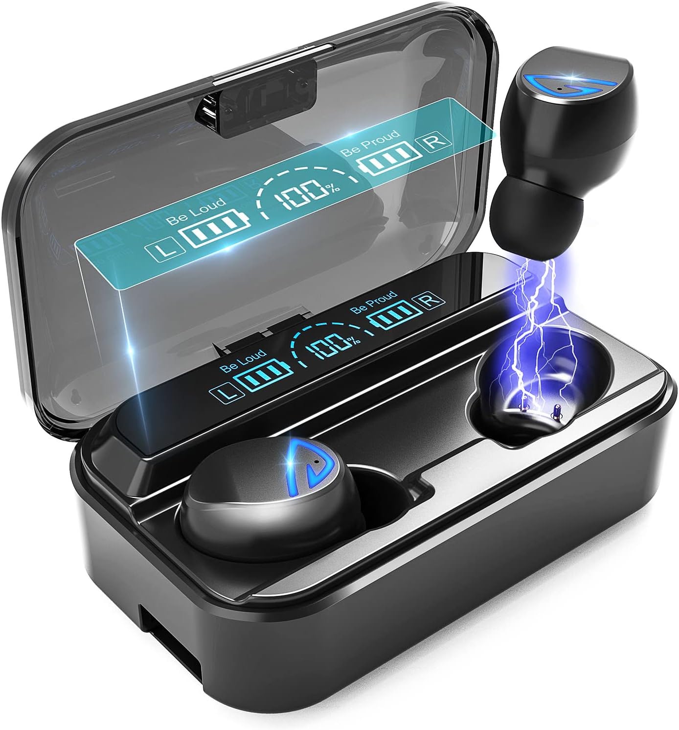 Yardstick Bluetooth 5.2 Earbuds - 60Hrs Playtime