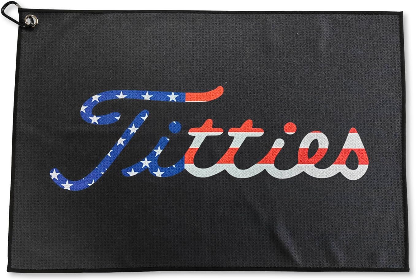 Premium Golf Bag Towel with Clip Holder