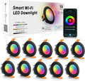 2 Inch Recessed Lighting Smart WiFi LED Downlight - Color & Dimmable