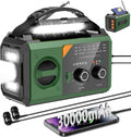 30000mAh Emergency Weather Radio with Wireless Speaker - Long-Life