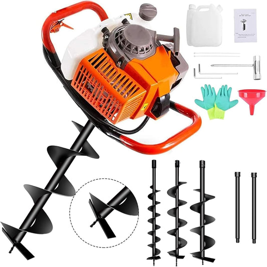 72cc Post Hole Digger for Efficient Earth Drilling Tasks