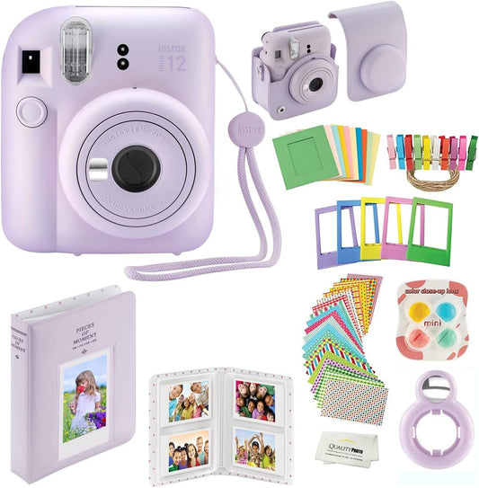 Fujifilm Instax Mini 12 Instant Camera with Accessory Bundle