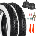 2-Pack 20x4.0 Fat Bike Tires & Tubes Set - Foldable Off-Road Kit