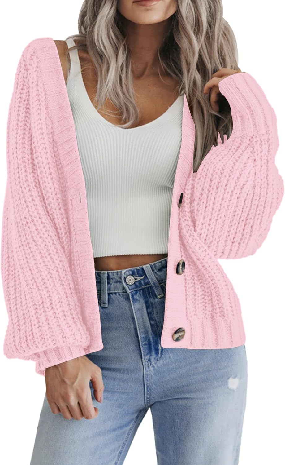 Zeagoo Women's Chunky Knit Cardigans for Stylish Fall Looks