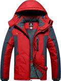 GEMYSE Men's Warm Waterproof Ski Jacket for Winter Adventures