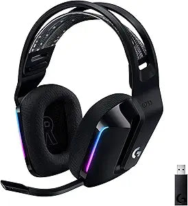 Logitech G733 Wireless Gaming Headset with Lightsync RGB Features