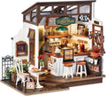 Rowood Coffee Miniature House Kit for Adults - DIY Dollhouse Fun