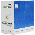 Cat6 Riser Ethernet Cable 1000ft - Solid Copper, 550MHz Performance