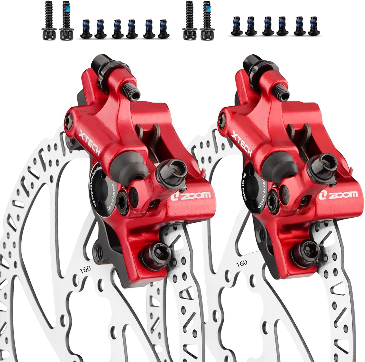 Zoom Hydraulic Disc Brake Calipers for MTB and Road Bikes