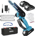 Mini Chainsaw Cordless 6in 40V - Compact One-Handed Wood Cutter