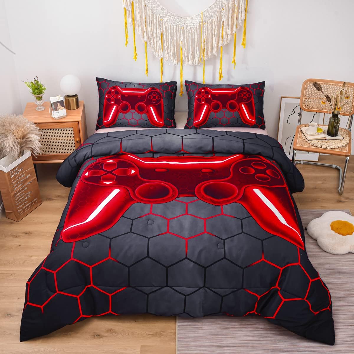 NTBED Game Console Comforter Set for Kids - Geometric Design