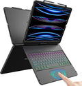 Keyboard Case for iPad Air 13 inch and iPad Pro 12.9 inch - Backlit