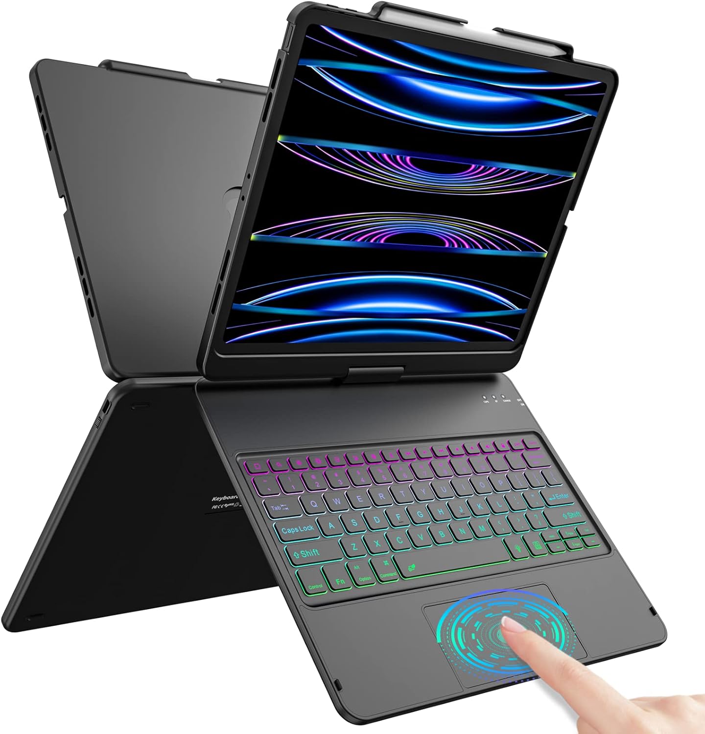 Keyboard Case for iPad Air 13 inch with Backlit Keyboard & Trackpad