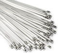 SunplusTrade 100pcs 11.8 Stainless Steel Zip Ties - Heavy Duty Multi-Purpose