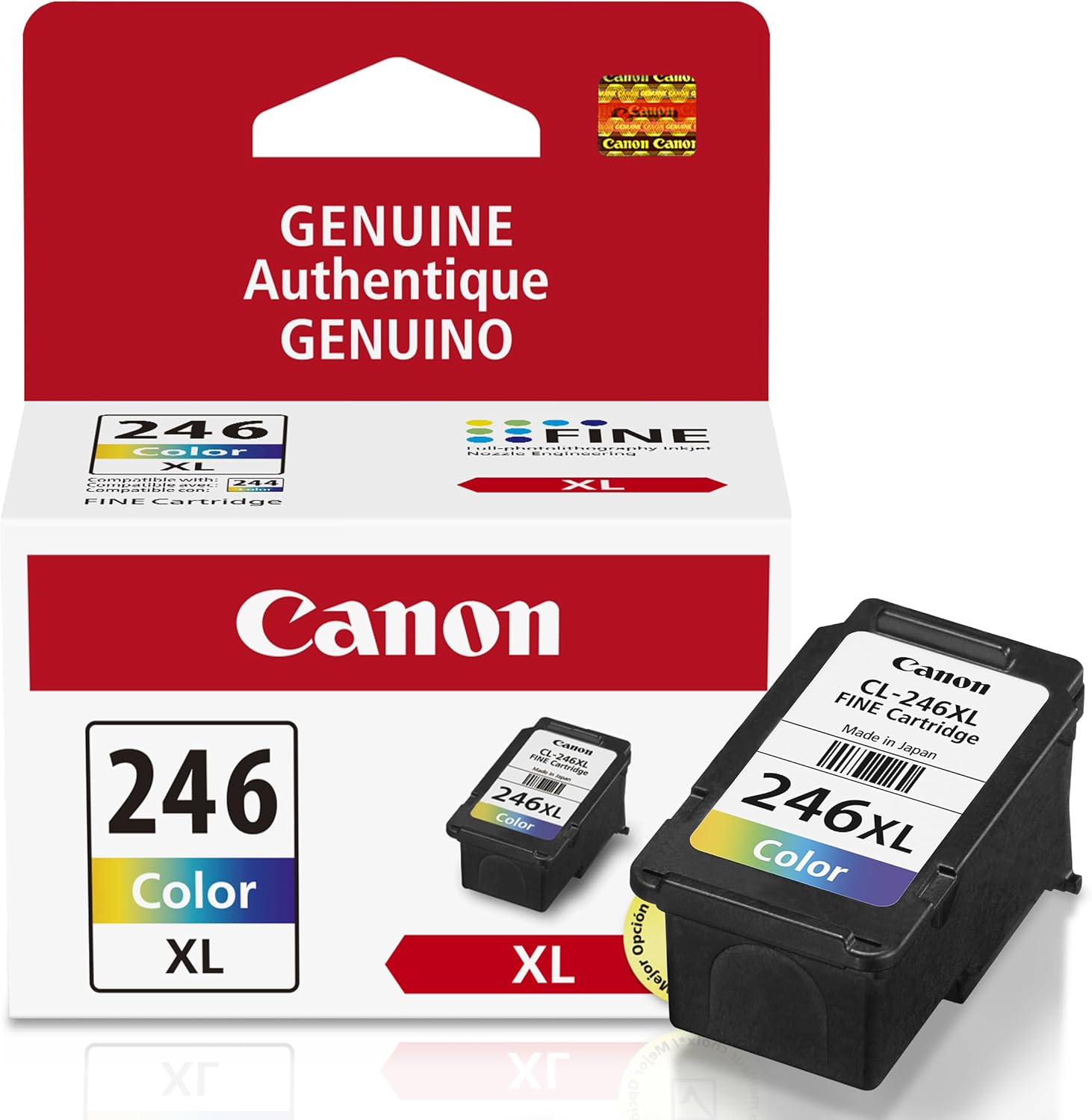 Canon CL-246 XL Genuine Color Ink Cartridge for Stunning Prints