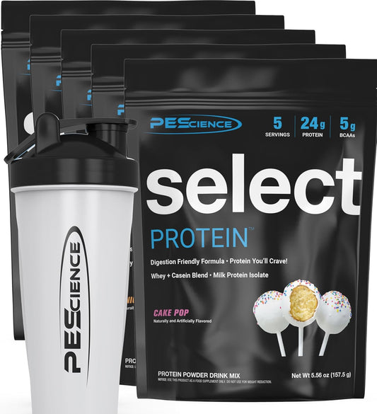 PEScience Select Protein Powder Variety Pack - 5 Delicious Flavors