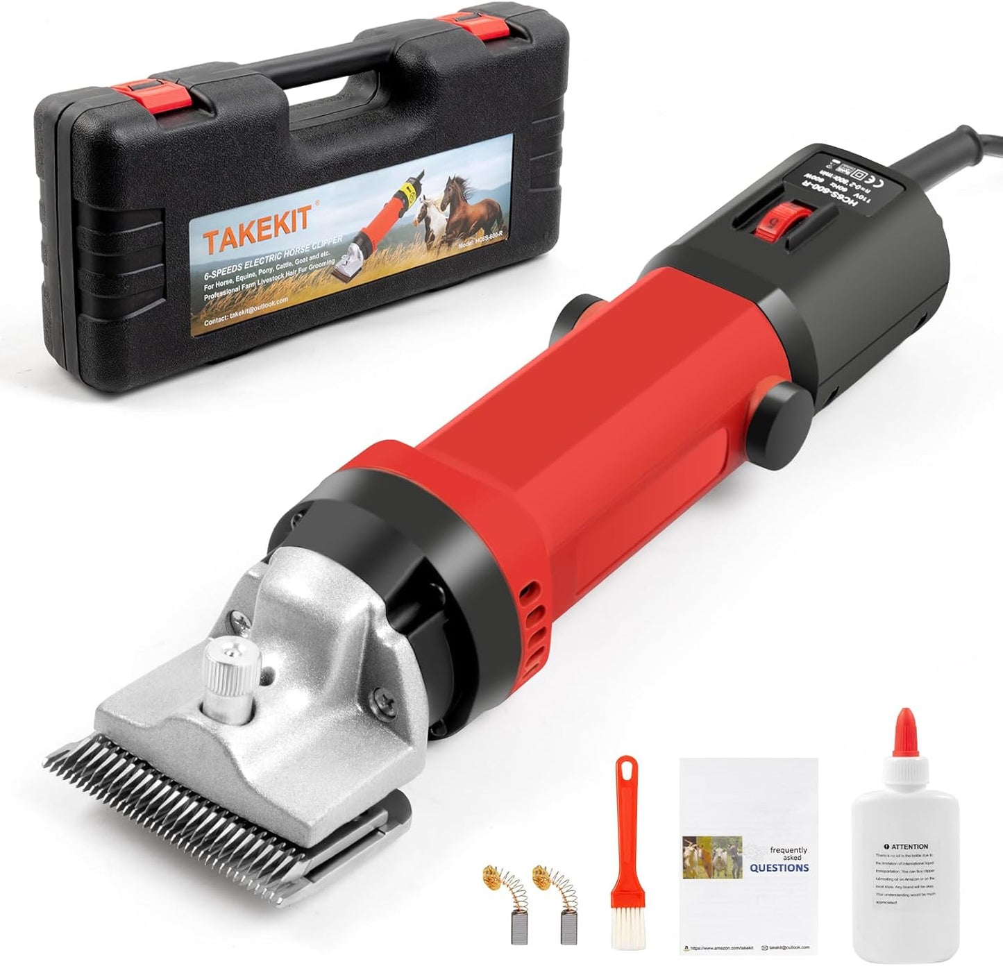 Professional Heavy Duty Horse Clippers for Body Clipping Needs