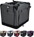 EliteField Portable 4-Door Soft Dog Crate for Indoor and Outdoor Use