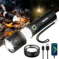PHILIPS High Lumens Rechargeable Flashlight 2000lm - Bright, Zoomable