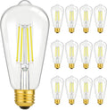 12-Pack LED Edison Bulb 100W Equivalent Daylight 5000K - Bright