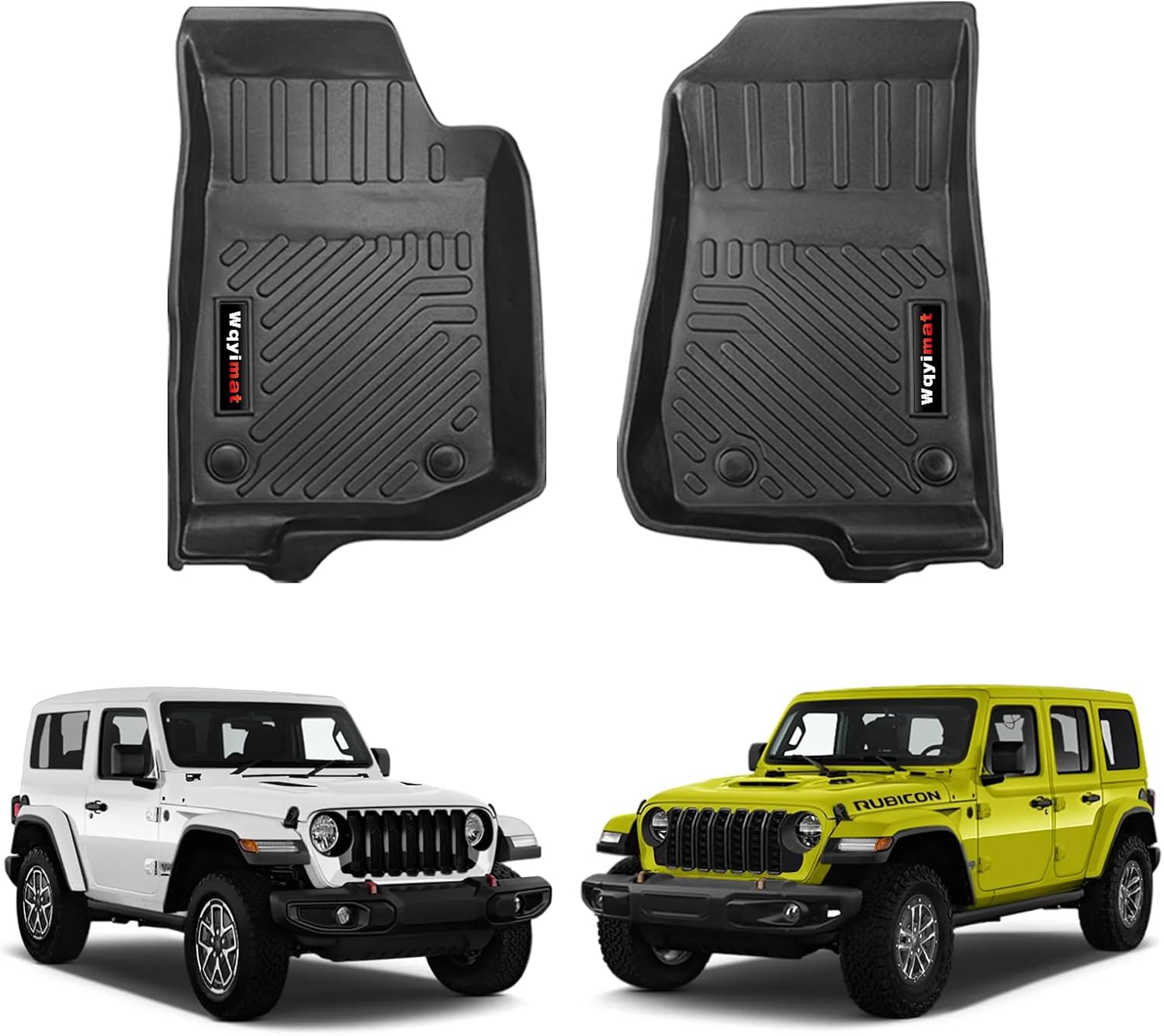 Custom Floor Mats for 2018-2024 Jeep Wrangler JL & Gladiator