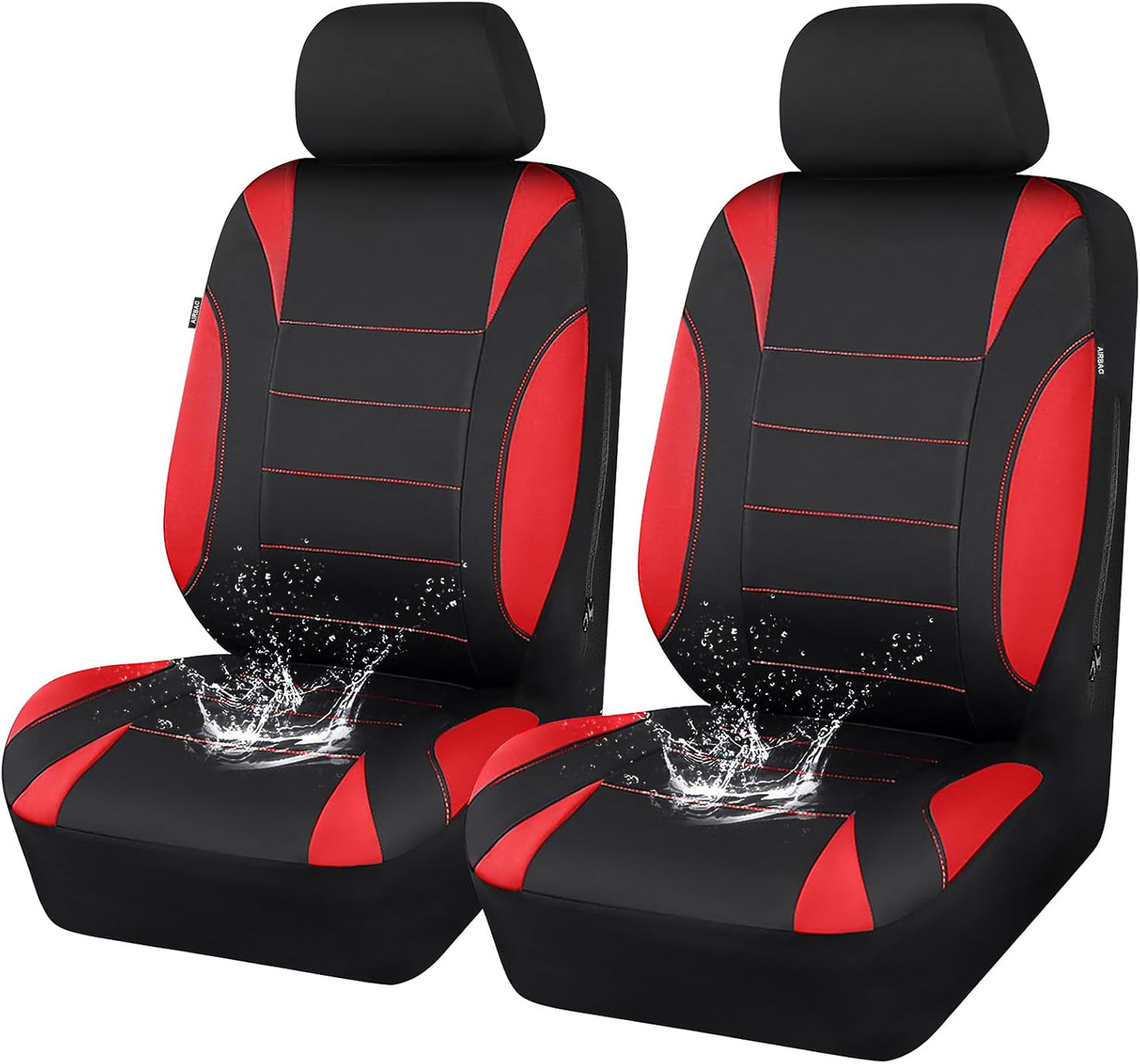 CAR PASS Neoprene Wetsuit Seat Covers for Universal Fit Cars