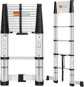 Telescoping Ladders 12.5 FT Aluminum Telescopic Ladder - Portable