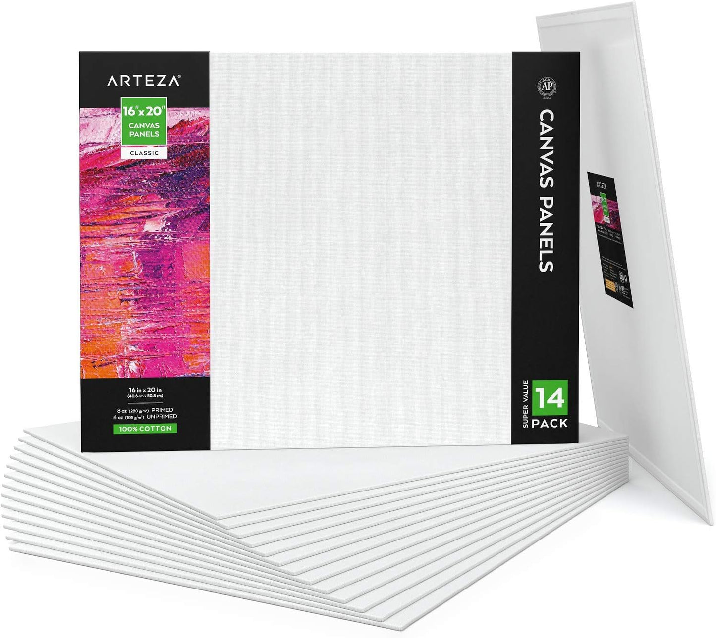 ARTEZA Canvas Boards for Painting - Perfect for All Media