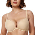 Wingslove Push Up Bra Deep V Plunge T-Shirt Bra - Lift & Smooth