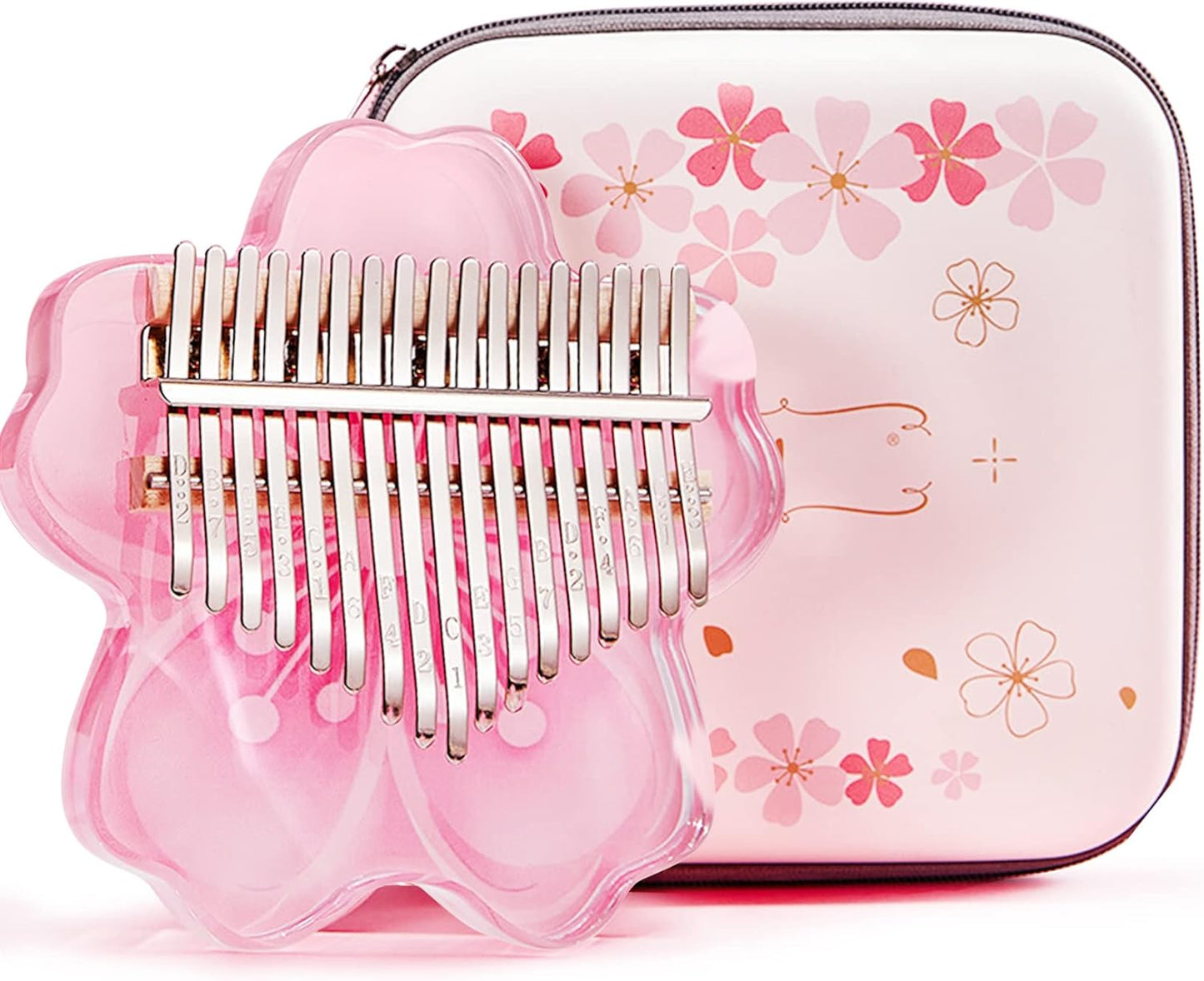 Kalimba Thumb Piano 17 Key with EVA Case for Beginners and Kids