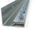 Strip Curtain Door Hardware Universal Jamb or Wall Mount - 4 ft