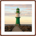 Natural 18x18 Picture Frame Wood with 16x16 Mat - Solid Walnut