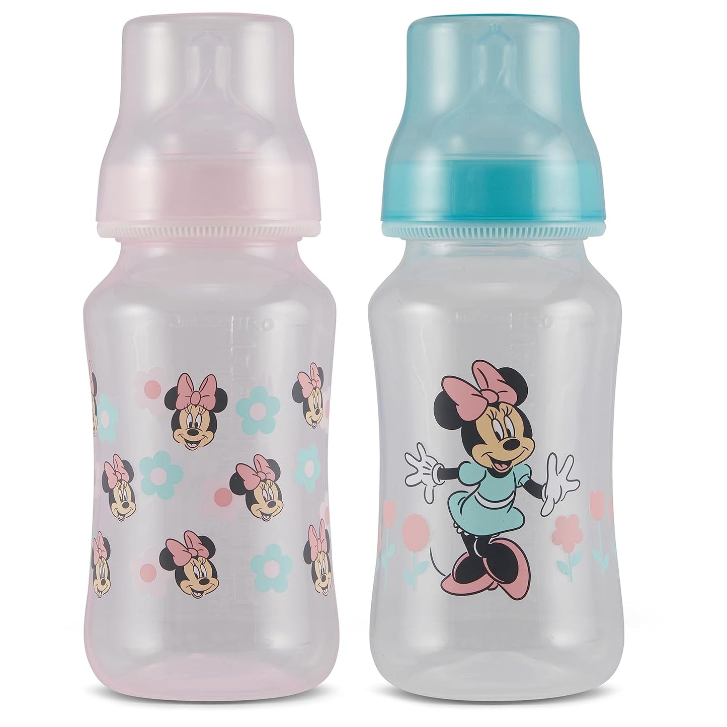 Minnie Mouse 11 oz Baby Bottles | 2 Pack BPA-Free