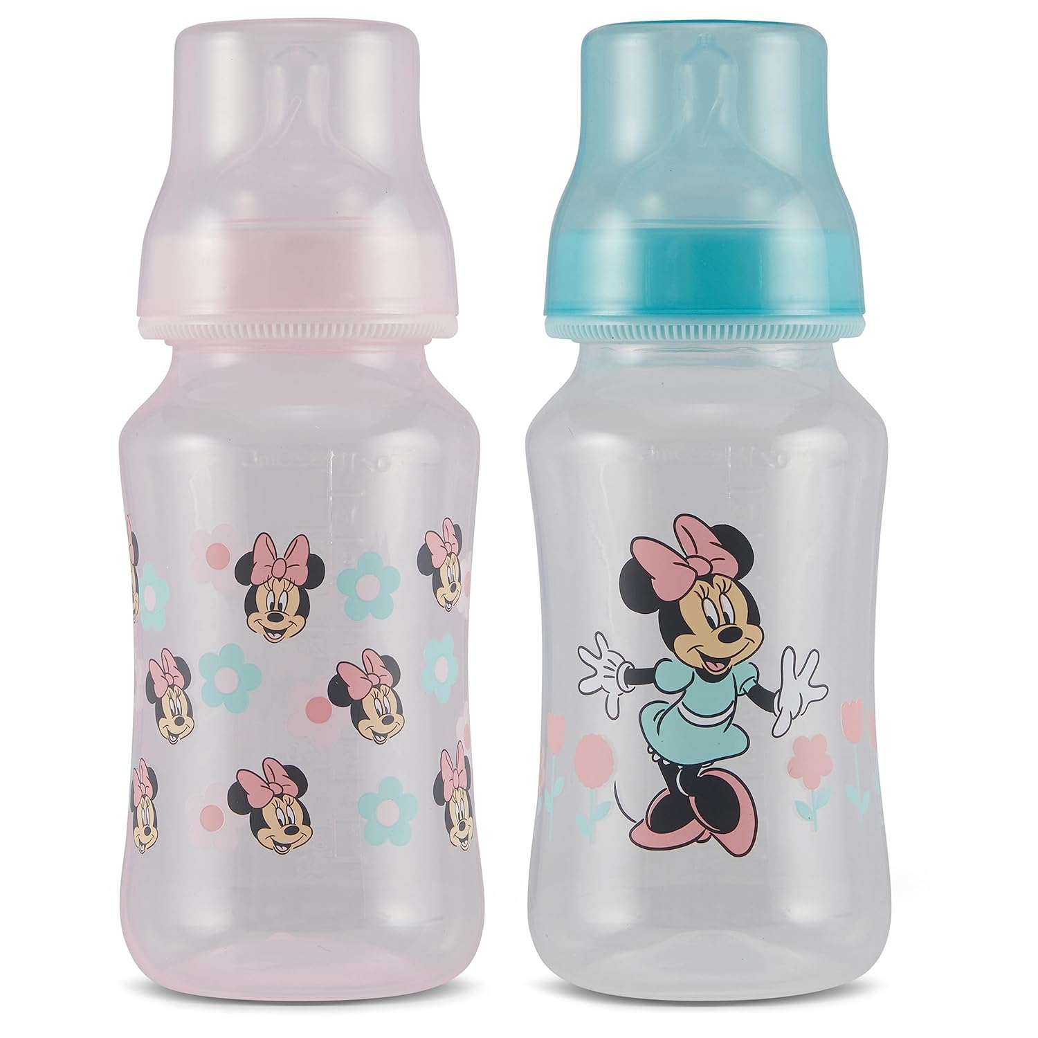 Minnie Mouse 11 oz Baby Bottles | 2 Pack BPA-Free