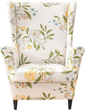 Wingback Chair Slipcovers 2 Piece Stretch Spandex - Remodel & Protect
