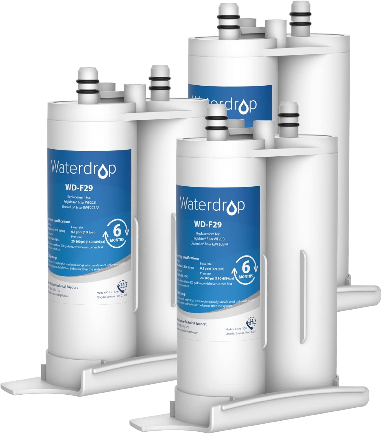 Waterdrop Replacement Filters for Frigidaire & Electrolux Models