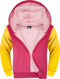 SWISSWELL Hooded Jacket for Boys Full Zip Sherpa Fleece - Cozy Layer